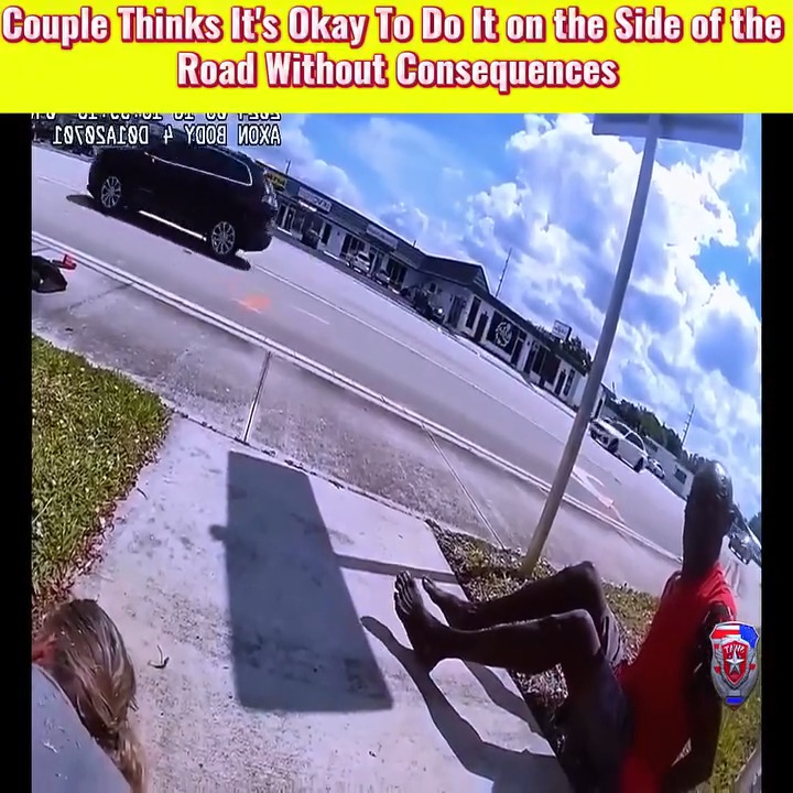 Couple Thinks It Okay To Do It on Side of Road Without Consequences V2110 022 Part 2