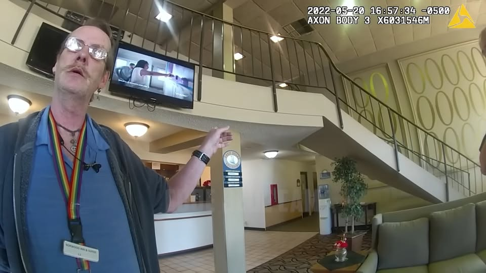 Man Gets Busted Hiding in Hotel After Fleeing Traffic Stop V0310 049 Part 2