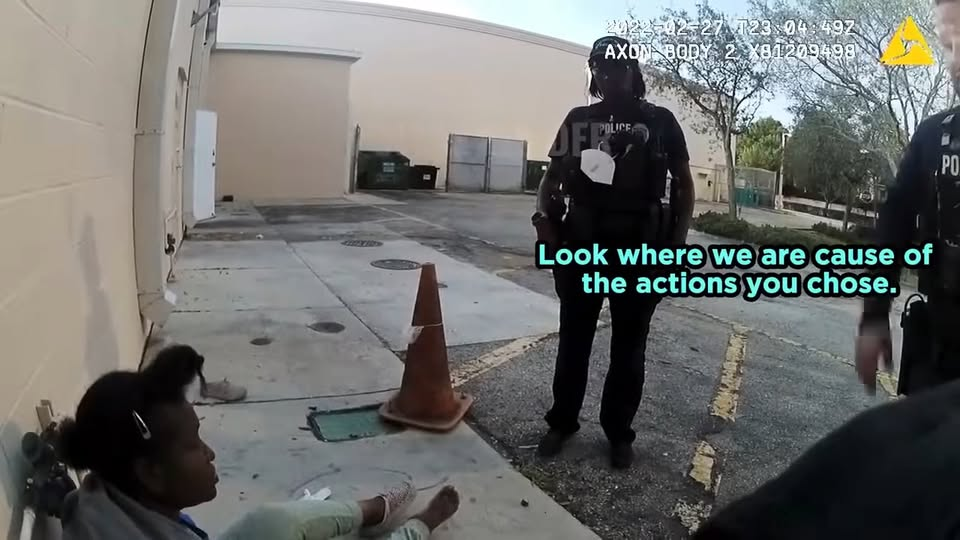 Woman Attitude Pushes Officer To Edge V1709 022 Part 2