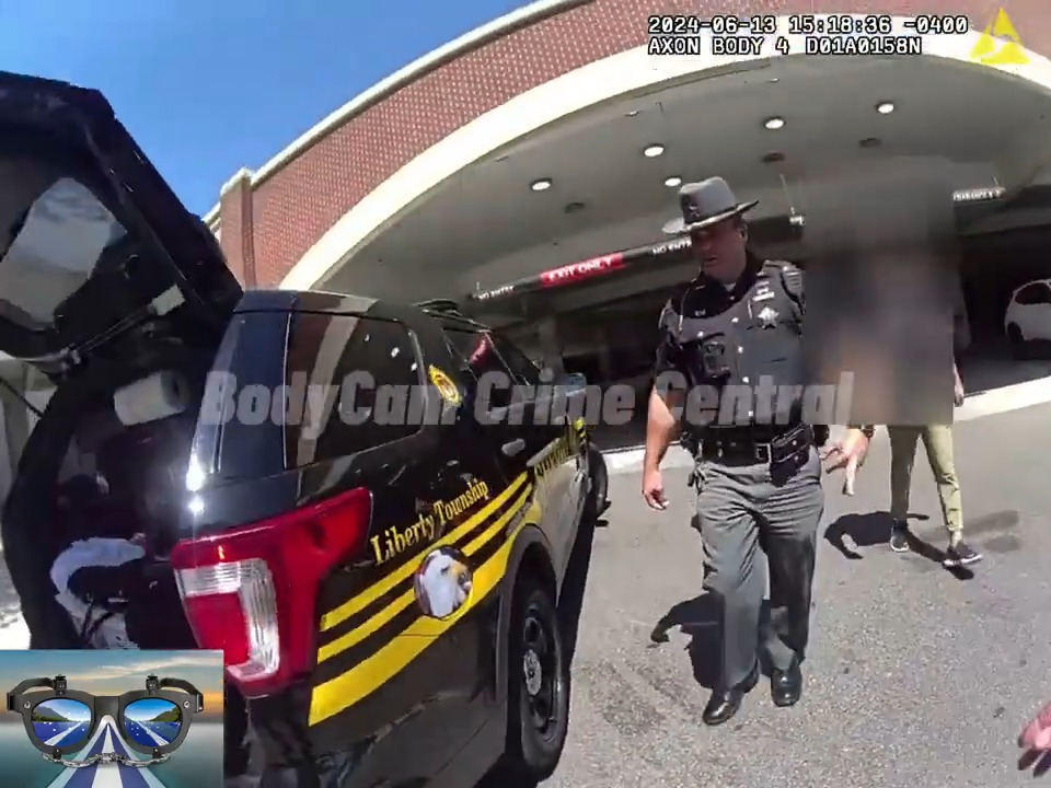 Dramatic Police Run In Woman at Department Store V2810 029 Part 2