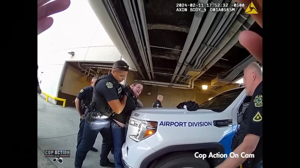 Airport Karen Instantly Regrets Biting an Officer V1310 007 Part 2