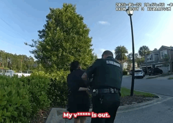 Police Surprise Woman at Home After She Crashes Mercedes Into Cars V0910 022 Part 2