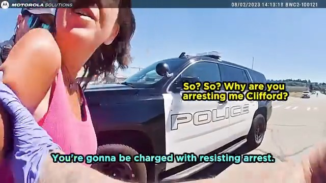 Entitled Karen Thinks She Owns Road V0111 030 Part 2