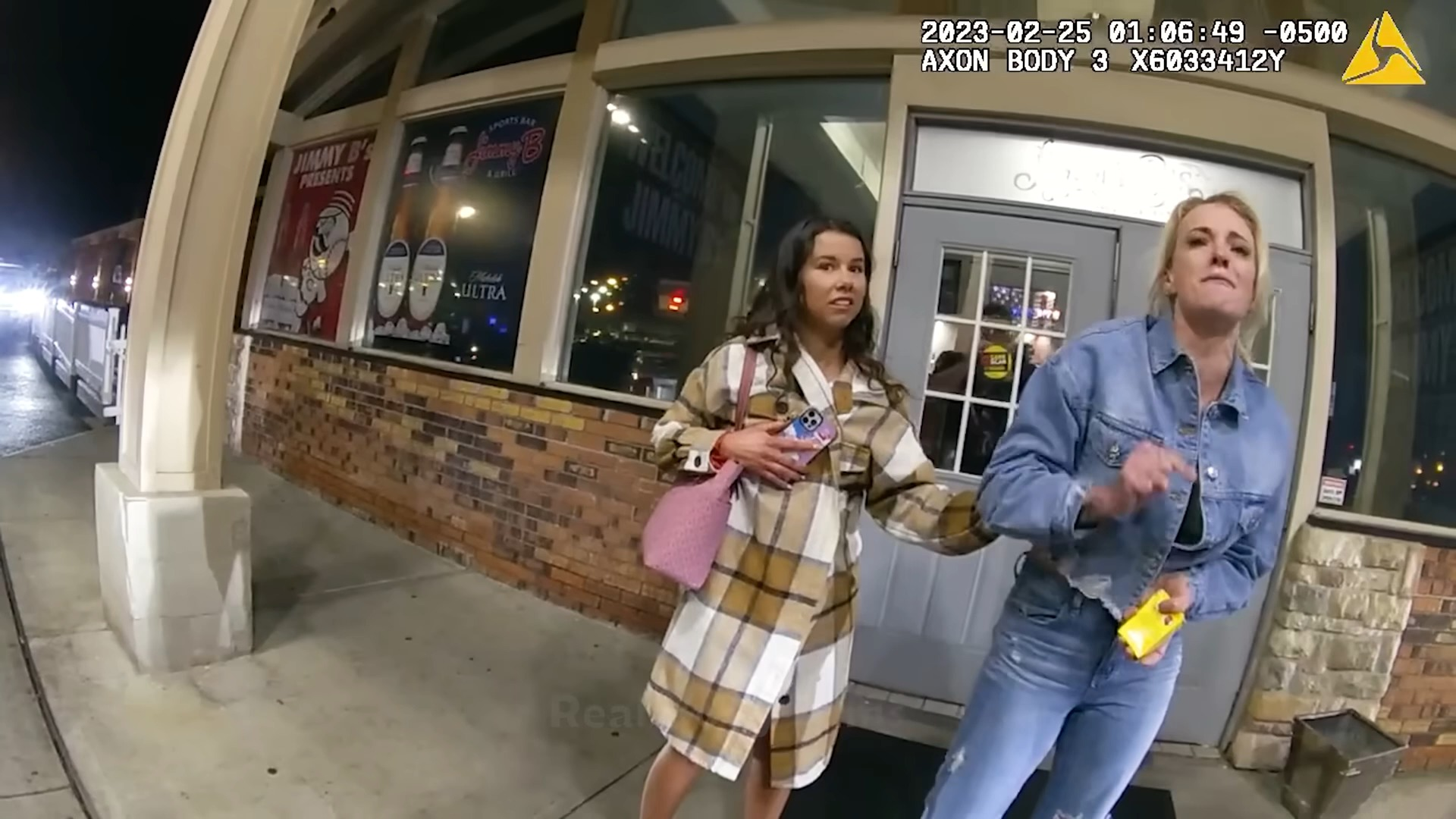Spoiled Rich Lady Gets Reality Check Kicks Officer Outside Bar! V0512-031
