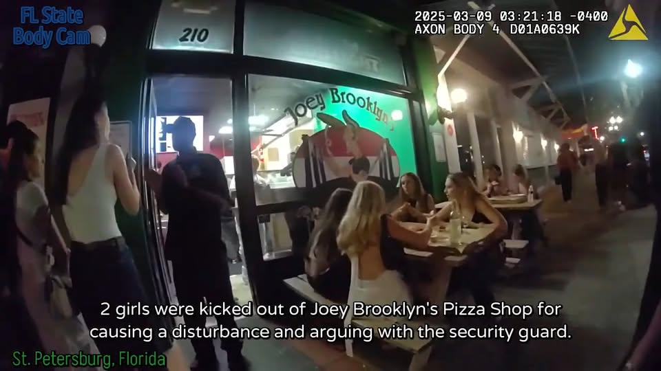 Florida Girl Busted Trespassing St. Petersburg, Florida March V2911 033 California