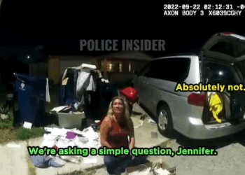 Woman Acts Tough Police, Regrets Instantly V2211 016