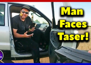 Seatbelt? Optional! Identity? Secret! – Belligerent Passenger vs Taser!