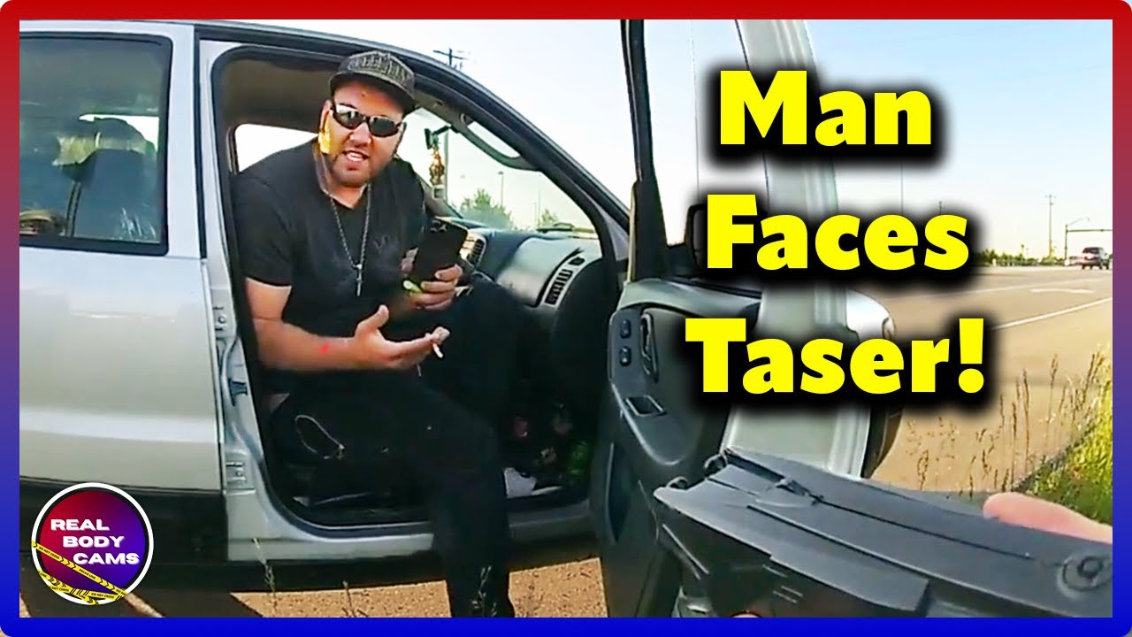 Seatbelt? Optional! Identity? Secret! – Belligerent Passenger vs Taser!