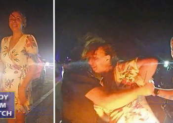 Drunk Driving with Kid in the Car, Woman Laughs Until the Cuffs Come Out