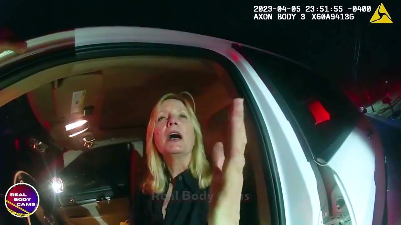 Drunk Entitled Lady Crashes Into A House, Resists Arrest & Denies Wrongdoing!