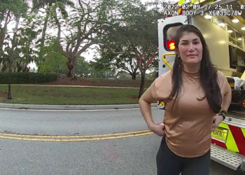 Woman Causes Major Accident and Doesn’t Seem to Care, Resists