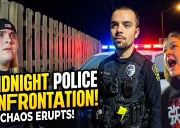 Entitled Pair Spark Chaos Outside Police Station