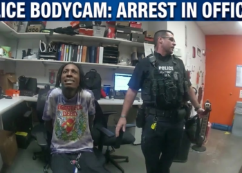 Guy Gets Tackled in the Middle of the Nike Store