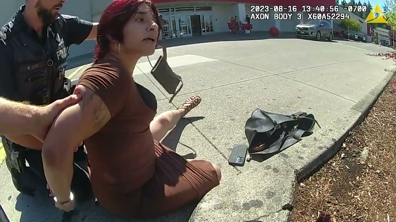 Target Shoplifter Thinks She Can Steal Without Consequences