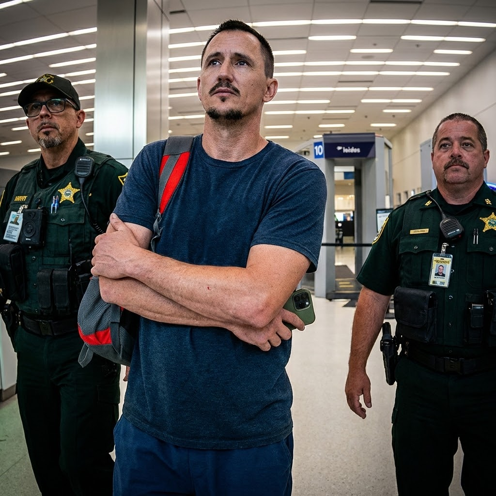 What Happens When A Drunk Passenger Meets A No Non Sense Cop At The Airport