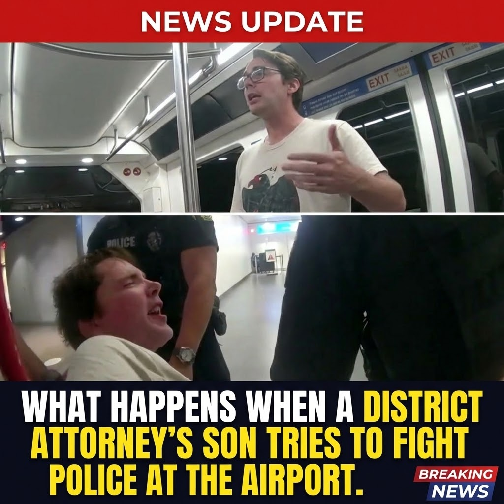 What Happens When a District Attorney’s Son Tries to Fight Police At The Airport