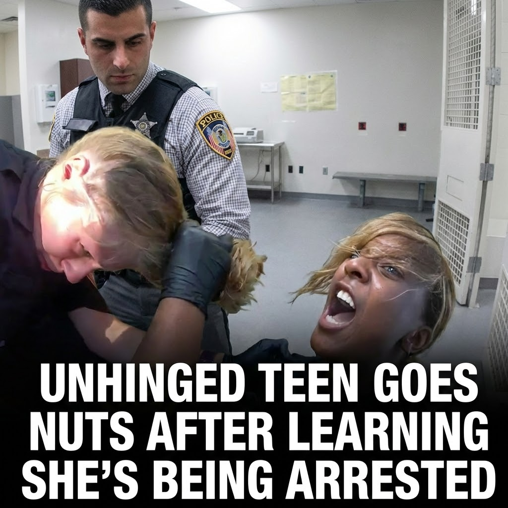 Unhinged Teen Goes Nuts After Learning She’s Being Arrested