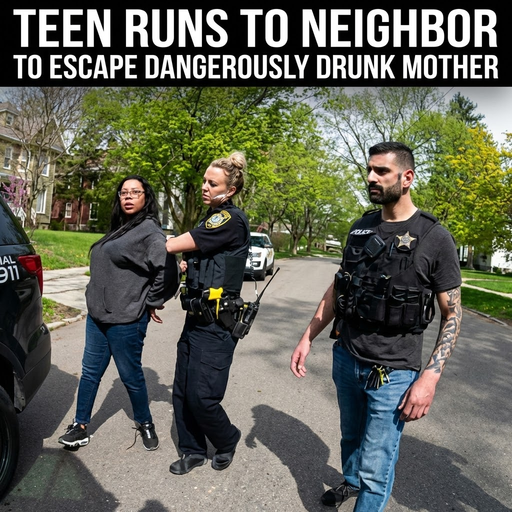 Teen Runs to Neighbor to Escape Dangerously Drunk Mother