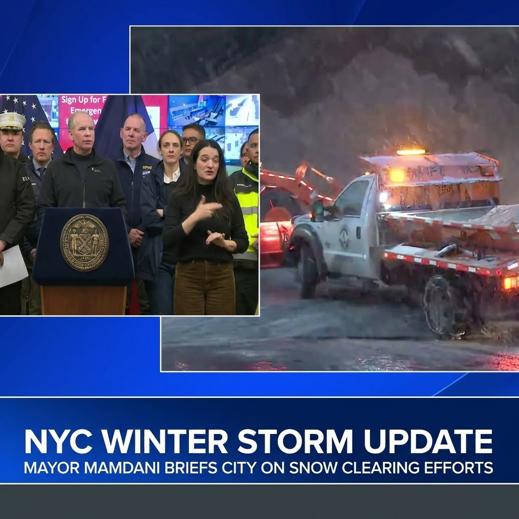 NYC Mayor Mamdani gives update on major winter storm