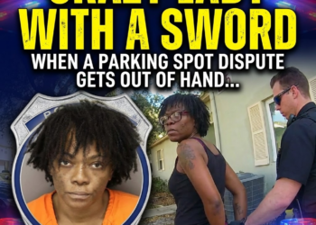 Crazy Lady With A Sword: When A Parking Spot Dispute Gets Out Of Hand…