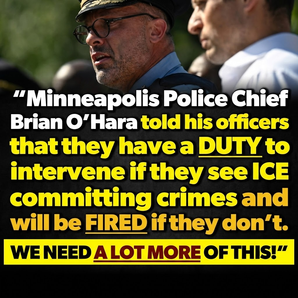 Minneapolis police chief urges residents to call cops on ICE agents during baffling presser