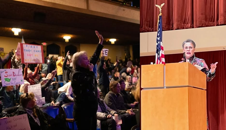 BREAKING: “CHICKENSH*T!” — Wyoming Republican congresswoman flees town hall as constituents demand answers on ICE killings and greet her response with a hail of jeers.
