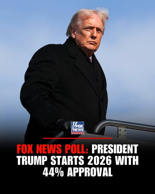 Fox News Poll: Donald Trump starts 2026 with 44% approval