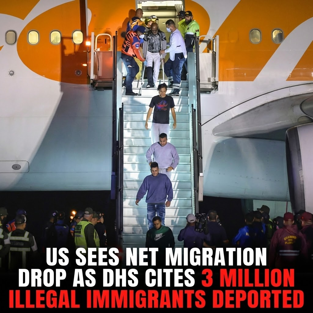 Census Bureau announces ‘negative net-migration,’ as DHS cites 3 million illegal immigrants deported
