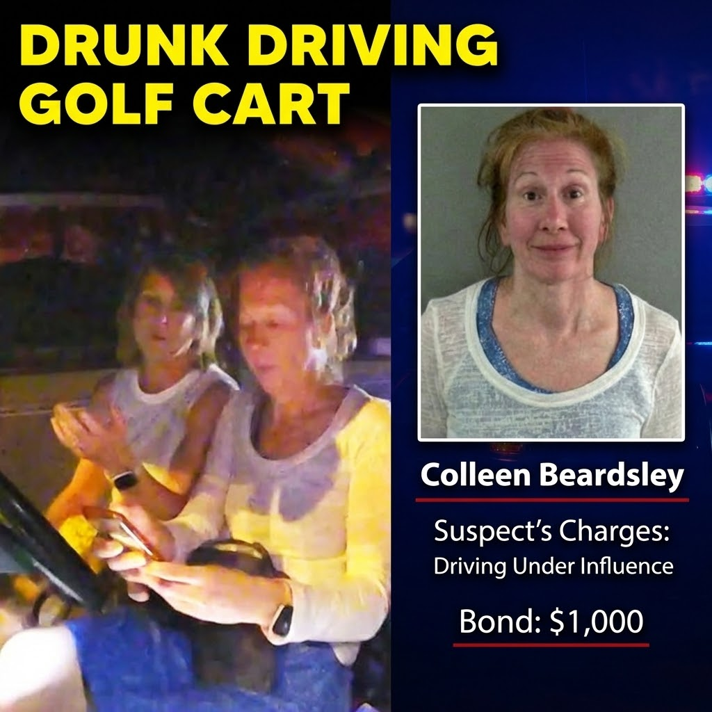 Drunk Wisconsin Snowbird Caught Driving Golf Cart!