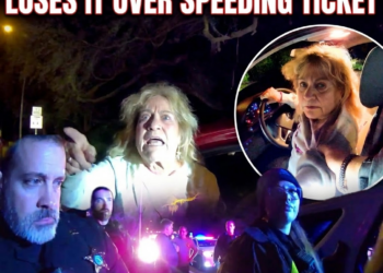 Entitled 82-Year-Old Completely Loses it Over Speeding Ticket