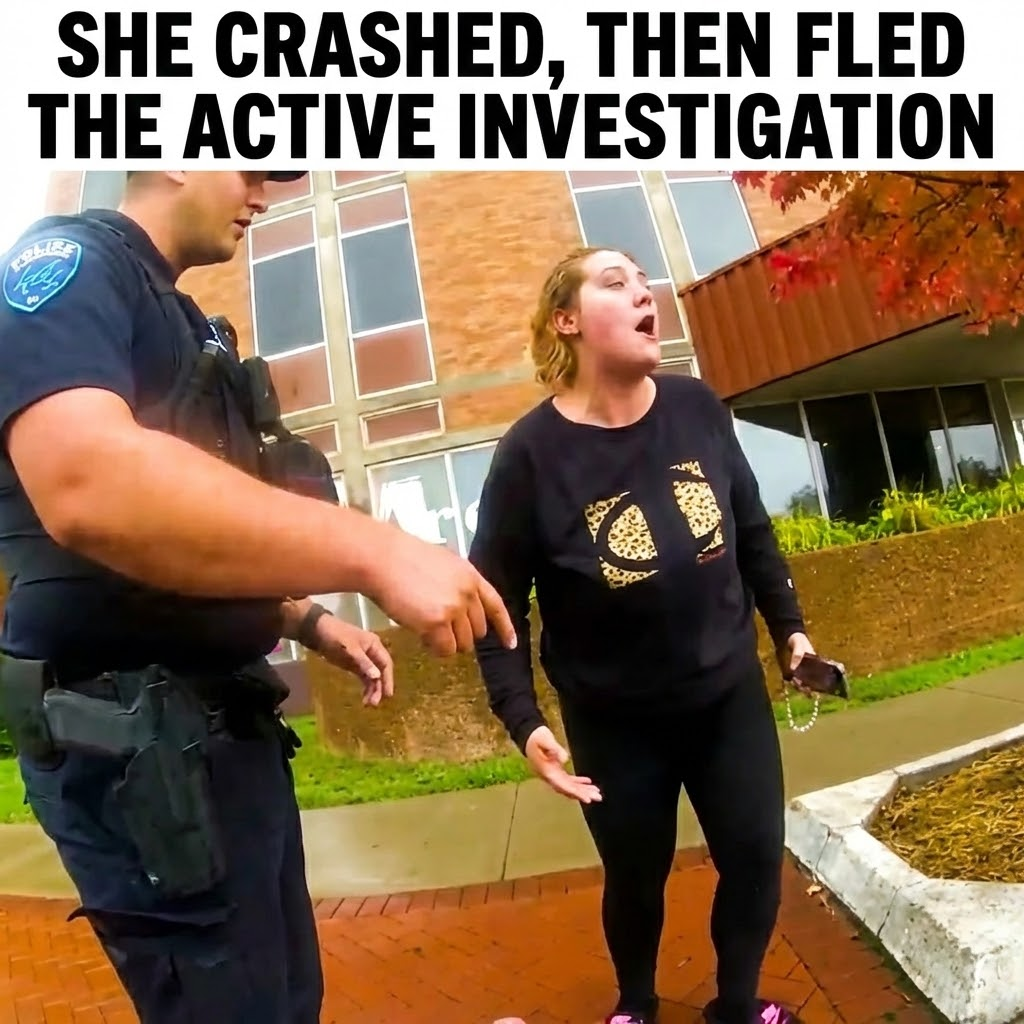 She Crashed, Then Fled the Active Investigation