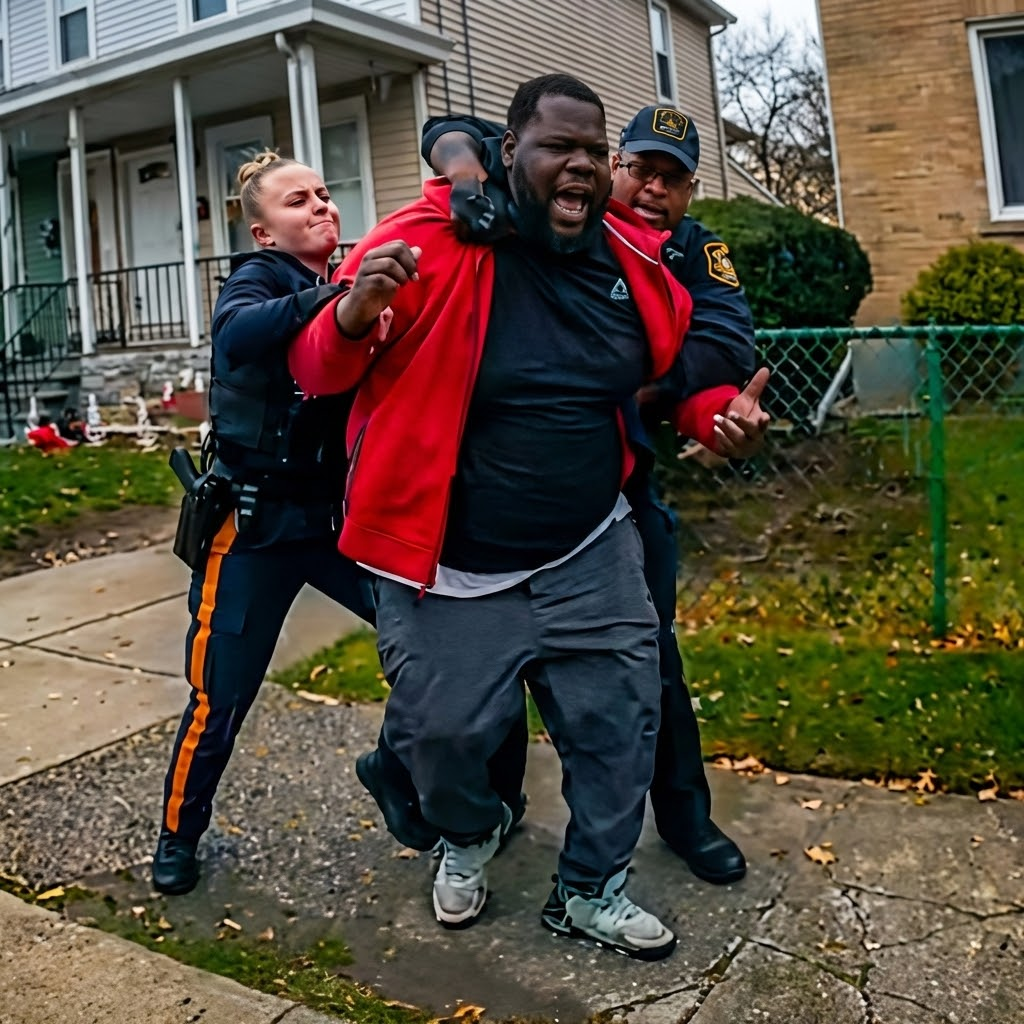 Shoplifter Thinks He Can Bully Young Female Cop, Until Her Backup Arrives