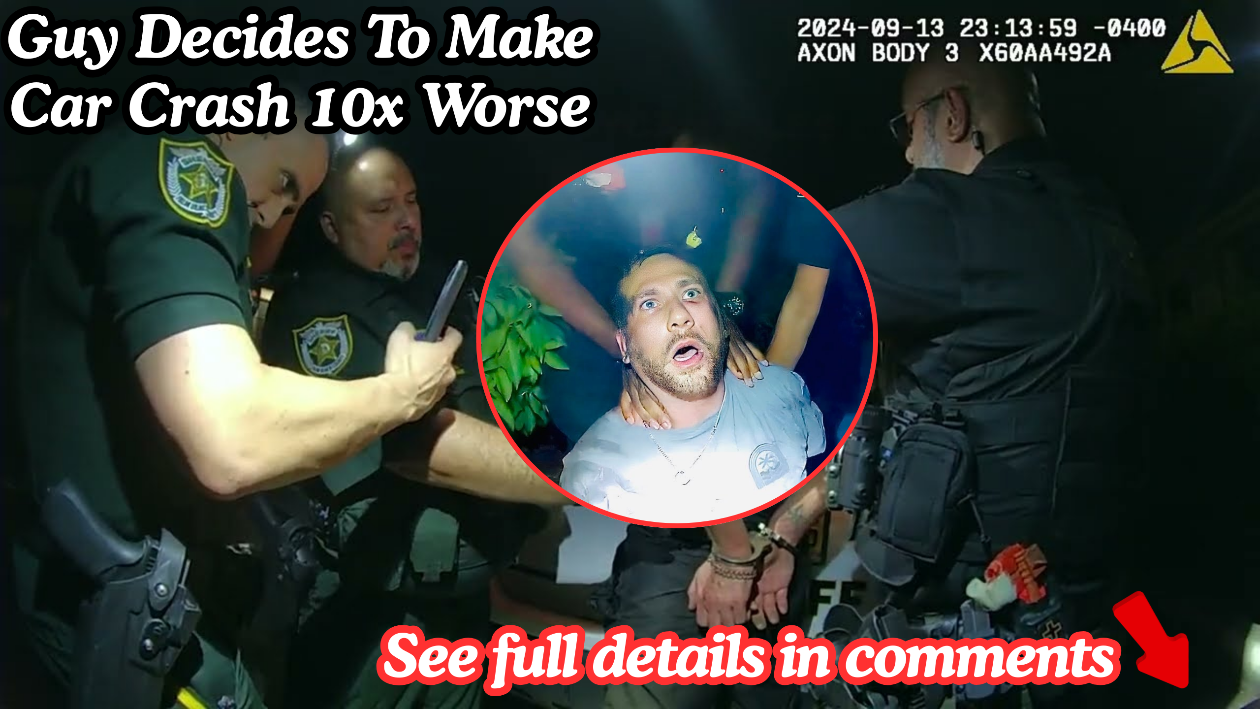 Guy Decides To Make Car Crash 10x Worse