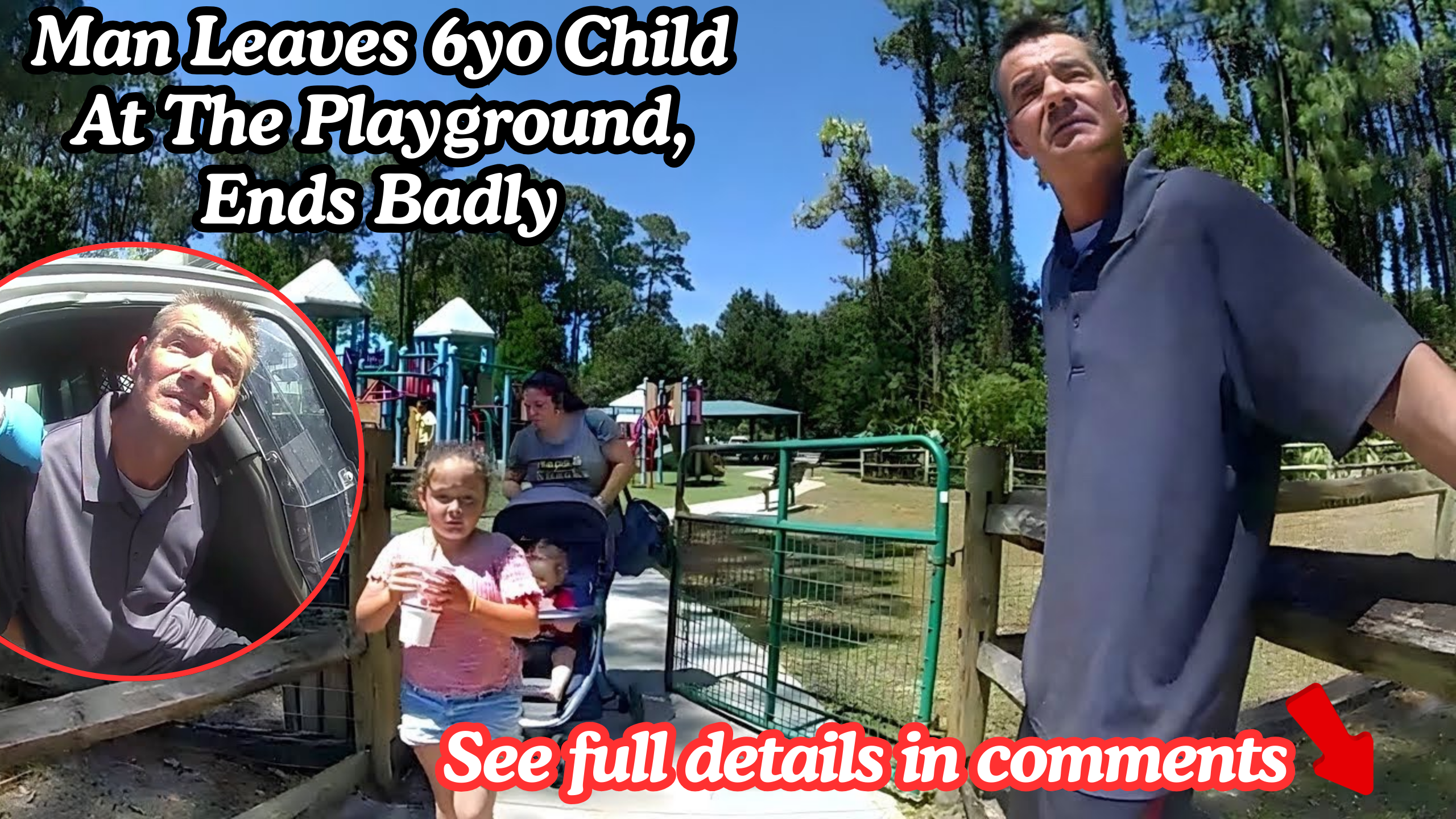 Man Leaves 6yo Child At The Playground, Ends Badly
