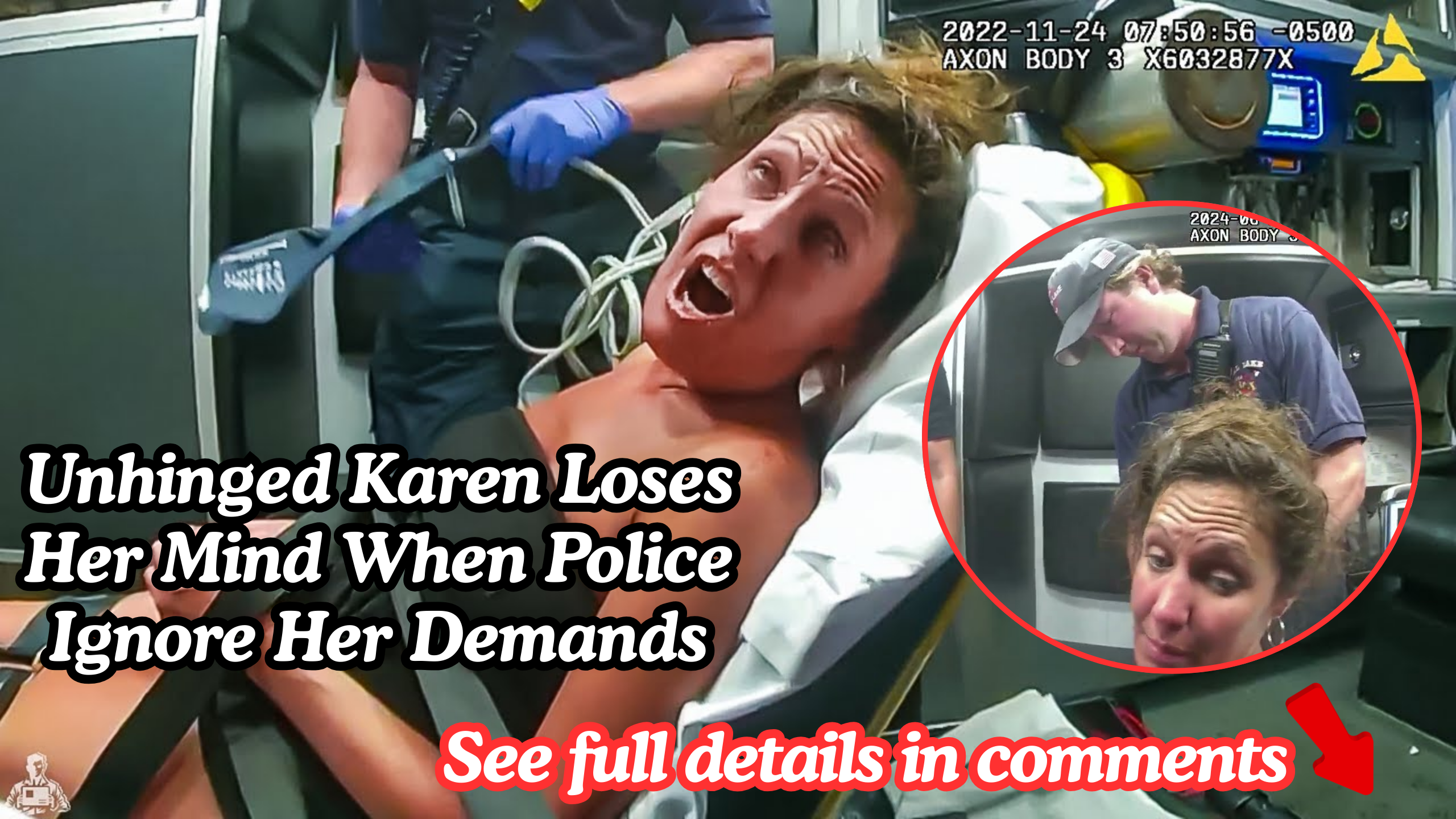 Unhinged Karen Loses Her Mind When Police Ignore Her Demands