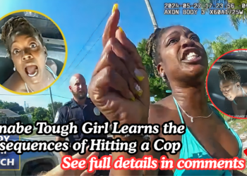 Wannabe Tough Girl Learns the Consequences of Hitting a Cop