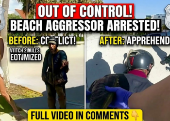 Man Gets Caught Harassing Lady At The Beach