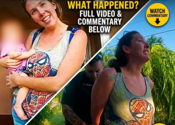 Drunk Mom With Baby Goes Ballistic on Cops After Assaulting Boyfriend!