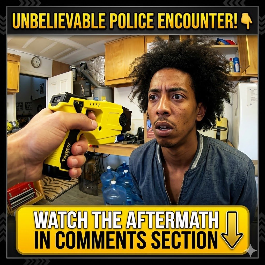 Insane Man Slaps Sister, Then Charges at Police and Gets Tased