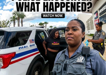 Fleeing Suspect Takes Herself Out Running into a Pole