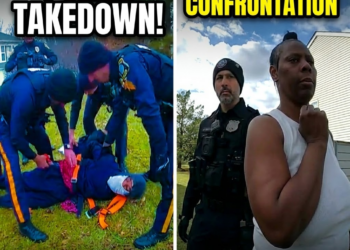 Police Show Woman-Beater How Weak He Is Against His Gender