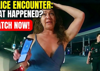 Lady Wakes Up At The Gas Pump And Throws A Fit