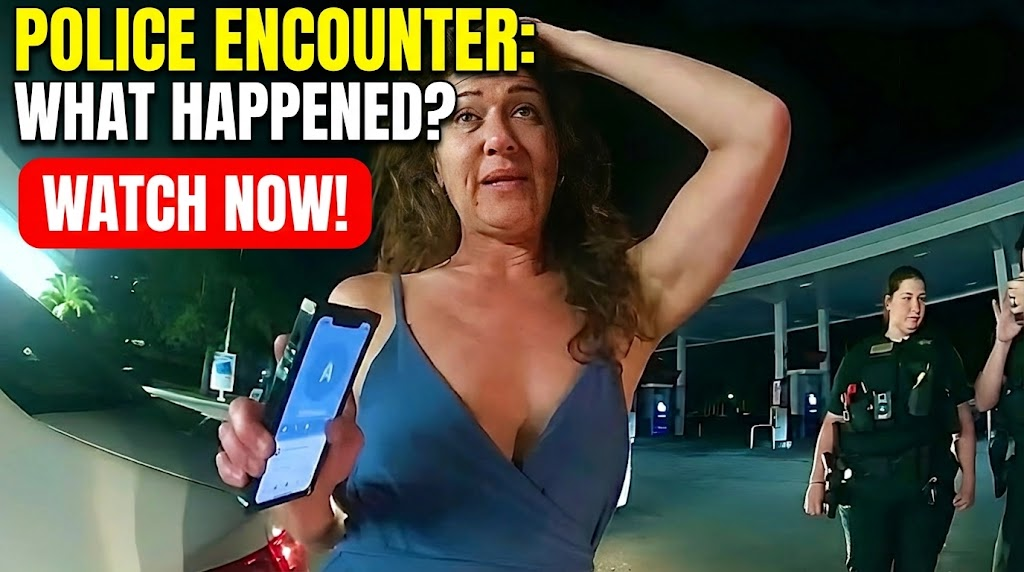 Lady Wakes Up At The Gas Pump And Throws A Fit