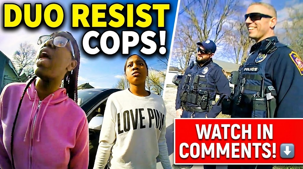Cops VS Resisting Duo: Entitled Women Scream At Officers & Resist Arrest!