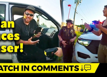 Seatbelt? Optional! Identity? Secret! – Belligerent Passenger vs Taser!