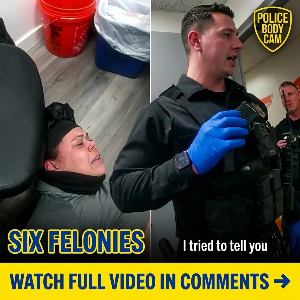 Officers Can’t Keep a Straight Face With This Entitled Shoplifter