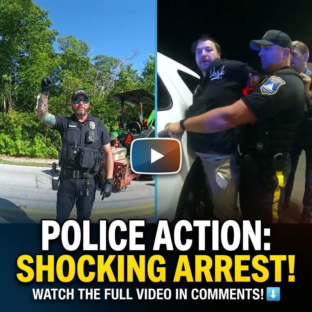 Shots Fired When Deranged Man Tries to Crush Police With Tractor