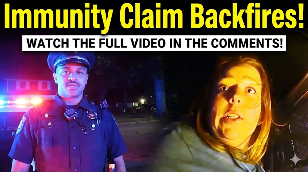 Entitled Drunk Woman Blows Red Light, Drives Home & Claims Immunity From DUI!