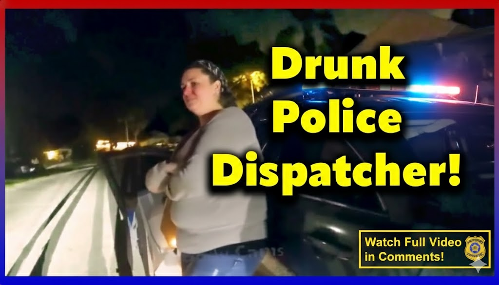 Drunk Police Dispatcher Pushes & Screams at Cops In Florida!