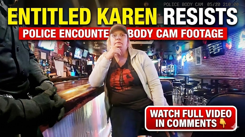 Entitled Karen Drinks Too Much, Fights Cops & Demands Attorney